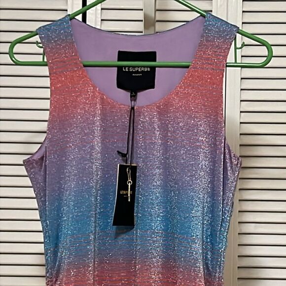 Le Superbe Baccara Metallic Tank dress - Picture 4 of 8